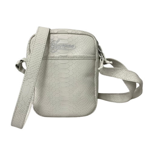 シュプリーム SUPREME × NIKE 25SS Leather Shoulder Bag バッグ メンズバッグ ショルダーバッグ・メッセンジャーバッグ ホワイト 201goods-779