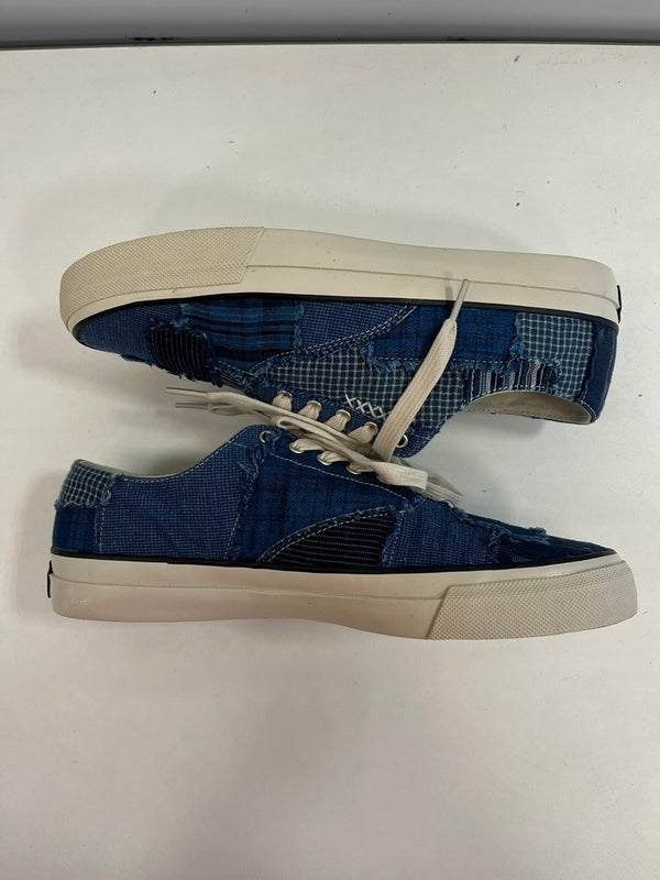 ラルフローレン RalphLauren KEATON V2-SK-LTL パッチワーク ロースニーカー シューズ メンズ インディゴ 青 メンズ靴 スニーカー ブルー 27.5cm 101sh-2411