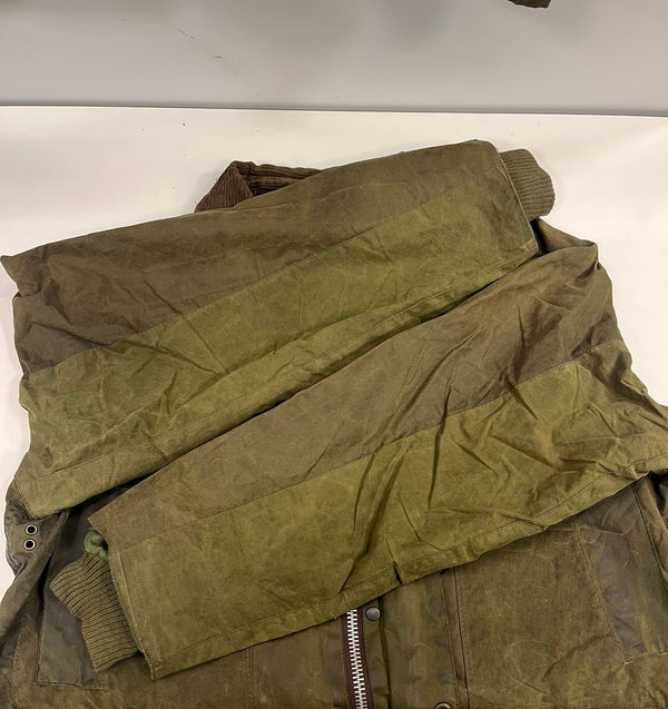 バブアー BARBOUR 90's 90年代 3ワラント BEDALE ビデイル ワックス コットン ジャケット オイルドジャケット VINTAGE ヴィンテージ A100 C42 ジャケット カーキ 101MT-5341