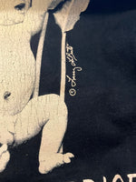 ヴィンテージ vintage 90's 90年代 Larry LaBonte EARTH WARRIOR THE TIME IS NOW. ラリーラボンテ 写真家 アートT MADE IN USA アメリカ製 ロンT ブラック Lサイズ 101MT-5188