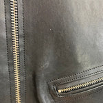 ディーゼル DIESEL l-korn-a Leather jacket with embossed Oval D ジャケット ブラック XLサイズ 201MT-3704