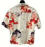 サンサーフ SUN SURF SPECIAL EDITION 2001年復刻モデル Chintz Cotton Hawaiian 唐獅子牡丹 KARAJISHI BOTAN アロハ 開襟 半袖シャツ 花・植物 ベージュ 104MT-426