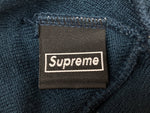 シュプリーム SUPREME 20AW CROSS BOX LOGO BEANIE クロス ボックス ロゴ ビーニー New Era 十字 ニット帽 紺 帽子 メンズ帽子 ニット帽 刺繍 ネイビー フリーサイズ 104H-54