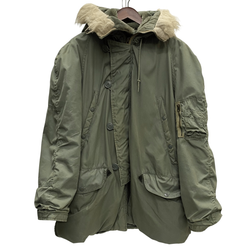 【曜日割引対象外】 ミリタリー MILITARY 70's US.ARMY N-3B LANCER 8415-00-376-1710 ジャケット カーキ Lサイズ 201MT-4696 VB