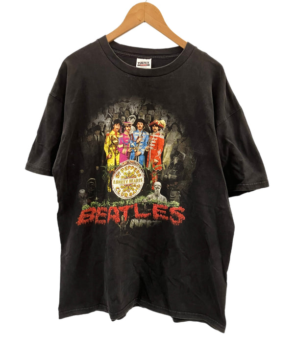 バンド band 90’s 90年代 THE BEATLES Sgt. Pepper's Lonely Hearts Club Band  ビートルズ サージェント・ペパーズ・ロンリー・ハーツ・クラブ・バンド VINTAGE ヴィンテージ XL Tシャツ ブラック LLサイズ 101MT-5056