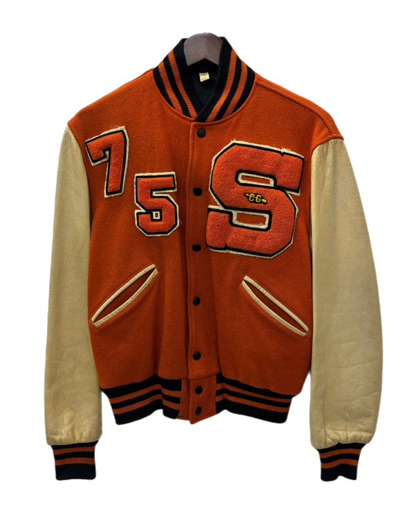 【曜日割引対象外】 ヴィンテージ vintage 60's 60s 60年代 バトウィン BUTWIN スタジャン ジャケット オレンジ 40サイズ 201MT-3178 VB