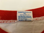 チャンピオン Champion 70's 70年代 バータグ USCA UNITED STATES CHEERLEADERS 染み込み プリント vintage ヴィンテージ made in USA アメリカ製 リンガーＴ Tシャツ ベージュ Mサイズ 101MT-4038