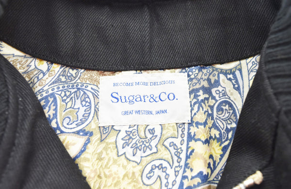 シュガーアンドコー Sugar＆Co. 2024SS Cap Jacket キャップジャケット SGR-JK15 ジャケット ブラック Mサイズ 103MT-3159