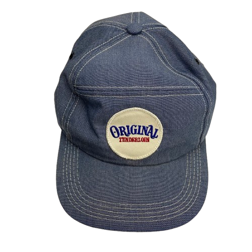 【中古】テンダーロイン TENDERLOIN デニム キャップ 帽子 メンズ帽子 キャップ ブルー 201goods-596
