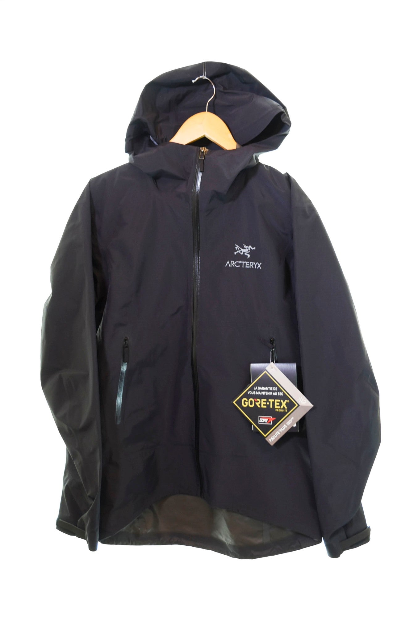 アークテリクス ARC'TERYX ZETA SL JACKET マウンテンパーカー 黒 21776-115876 ジャケット ロゴ ブラック Sサイズ  103MT-500 | 古着通販のドンドンサガール