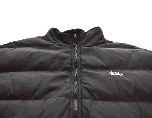 ステューシー STUSSY Aurora Puffa Jacket オーロラパッファジャケット 中綿ジャケット ボックスシルエット ジャケット ブラック Sサイズ 103MT-3135