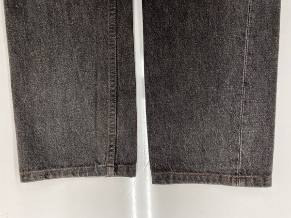 リーバイス Levi's 90s 90年代 501 先染め ブラック ジーンズ ジーパン USA製 ボタン裏544 無地 デニム ブラック W30 L34 104MB-294
