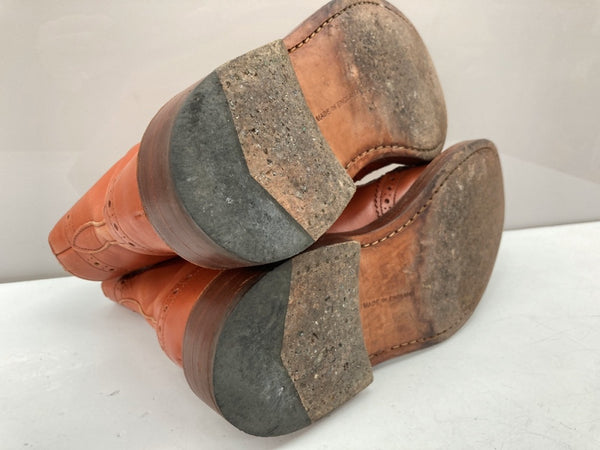 トリッカーズ Trickers COUNTRY BOOTS カントリー ブーツ レースアップ ウィングチップ 茶 2508 メンズ靴 ブーツ カントリー ブラウン サイズ 8 1/2-S 104S-679