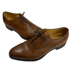 サンヨウヤマチョウ 三陽山長 コインローファー R3010-9 メンズ靴 ローファー ブラウン 27.0cmサイズ 201-shoes1247