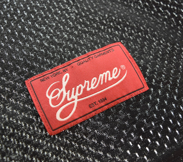シュプリーム SUPREME 20SS Glitter Football Top グリッター ロゴ メッシュ フットボール Tシャツ Tシャツ ブラック Mサイズ 103MT-3317