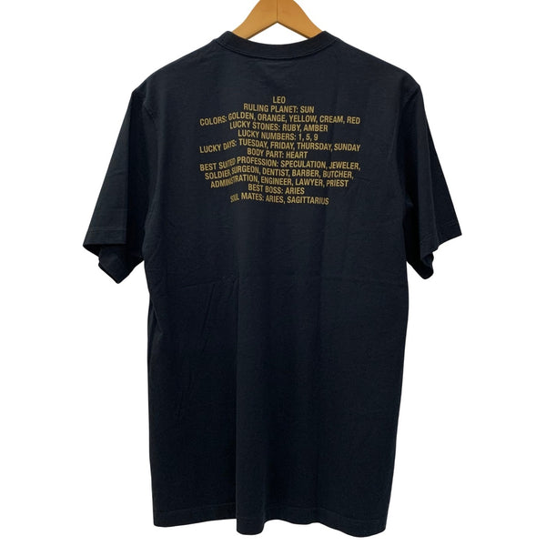 ヴェトモン VETEMENTS 18AW 星座シリーズ 獅子 LEO UAH19TR303 Tシャツ ブラック Mサイズ 201MT-4058
