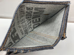ダブルアールエル RRL INDIGO DENIM BILLFOLD WALLET インディゴ デニム ビルフォールド ウォレット 折り畳み 財布 青 財布・ケース メンズ財布 ロゴ ブルー 104W-26