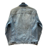 リーバイス Levi's 90s 90年代 75506-0412 デニム トラッカージャケット Gジャン カナダ製 青 サイズ44 ジャケット 無地 ブルー 104MT-2256