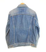 ア ベイシング エイプ A BATHING APE BAPE INDIGO ベイプ インディゴ DENIM JACKET INDIGO ウォッシュ 加工 デニム インディゴ  001LJ0251020X ジャケット ブルー Sサイズ 103MT-2946