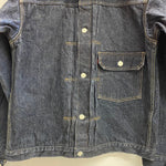 【曜日割引対象外】 ティーシービージーンズ TCB JEANS 30’s 復刻 Denim Jacket 1st ジャケット ブルー 42サイズ 201MT-4424 VB