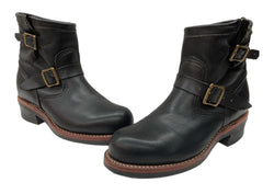 チペワ CHIPPEWA 7INCH ENGINEER BOOTS エンジニア ブーツ Vibramソール バイク 革靴 シューズ 黒 91002 メンズ靴 ブーツ エンジニア ブラック サイズ 7 1/2E 104S-1055