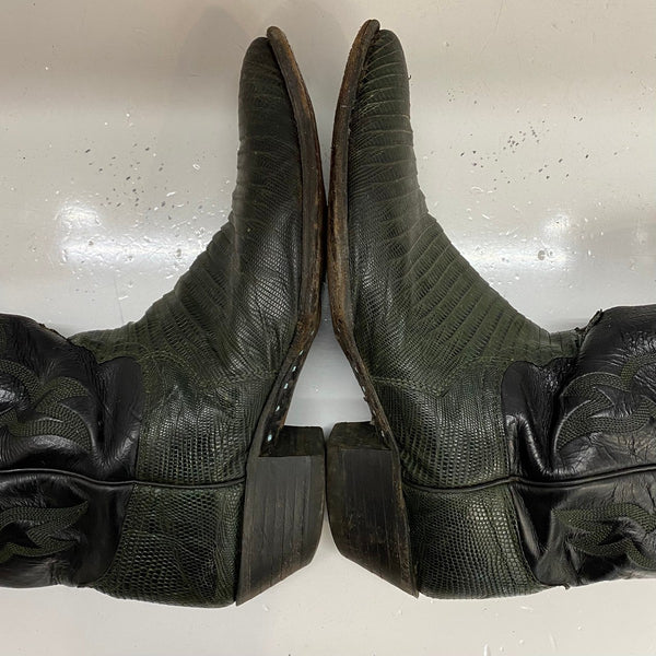 【曜日割引対象外】 ジャスティン JUSTIN ウェスタンブーツ 4709 メンズ靴 ブーツ ウエスタン ブラック 9Bサイズ 201-shoes1504 VB