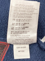 ダブルタップス WTAPS × NEW BALANCE ニューバランス ACADEMY HOODED アカデミー フーディ 紺 S2001SKU930 パーカ ロゴ ネイビー Sサイズ 104MT-1618