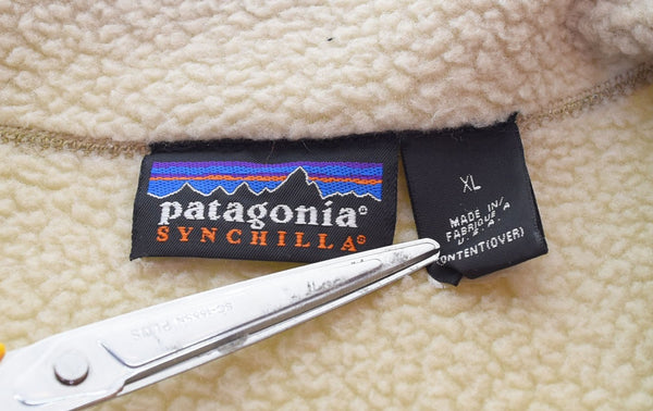 パタゴニア PATAGONIA 2001年製 00s USA製 ARCTIC JACKET アークティックジャケット フリースジャケット 26500FA01 ジャケット ベージュ LLサイズ 103MT-2231