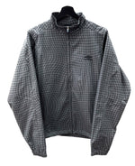 アンブロ UMBRO × PARANOID パラノイド SHELL CHECK ACTIVE JACKET 袖ドッキング シェル ジャケット 灰 ジャケット チェック グレー Lサイズ 104MT-1264