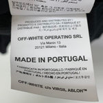 オフホワイト Off-White double caravaggio square t-shirt ロンT ブラック Mサイズ 201MT-3423