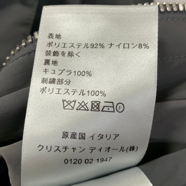 ディオール・オム DIOR HOMME 22SS バックロゴ フーデッドパーカ  コート グレー 46サイズ 201MT-3445
