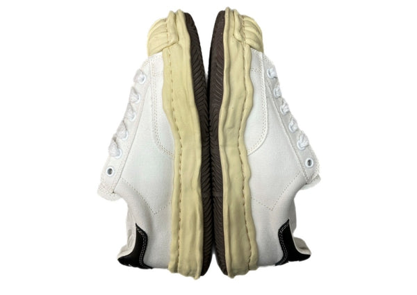 メゾンミハラヤスヒロ Maison MIHARA YASUHIRO BLAKEY VL OG ブレイキー キャンバス 厚底 ローカット シューズ 白 A09FW732 メンズ靴 スニーカー ホワイト サイズ 42 104S-972