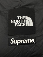 シュプリーム SUPREME 22AW × THE NORTH FACE ザ ノース フェイス 800-Fill Half Zip Hooded Pullover フィル ハーフ ジップ フーディー プルオーバー アウトドア 黒 ND52205I ジャケット ロゴ ブラック Mサイズ 104MT-1410