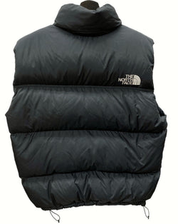 ザノースフェイス THE NORTH FACE NUPTSE DOWN VEST ヌプシ ダウンベスト ロゴ 刺繍 BLACK 黒 ND92232 XL ベスト ワンポイント ブラック 104MT-687