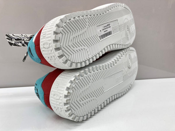 オフホワイト OFF-WHITE Arrow Sneakers アロー スニーカー スエード ローカット シューズ 白 赤 メンズ靴 スニーカー レッド サイズ 43 104S-1061