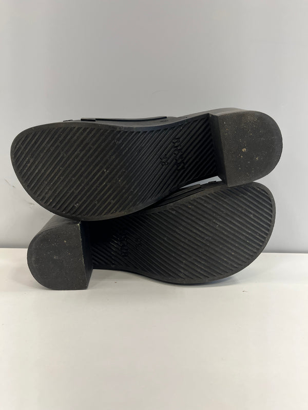 ディーゼル DIESEL ロゴ ラバー ヒールサンダル 黒 レディース靴 サンダル その他 ブラック サイズ38 101sh-2395