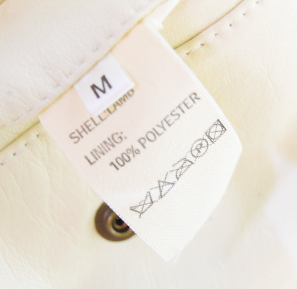 オタギラ  OTAGIRA MA-1タイプ ラムスキン ジャケット ジャケット ベージュ Mサイズ 103MT-3189