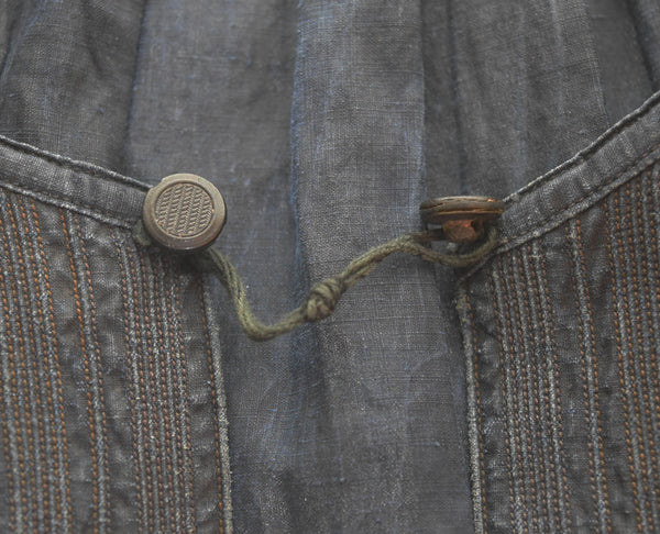 ヴィンテージ Vintage 20s~30s Biaude ビオード インディゴリネンスモック 20' 30's フレンチアンティーク  トップスその他 ネイビー 103MT-2857