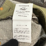 【曜日割引対象外】 ゴールド GOLD RECYCLED WASTE SUVIN COTTON YARN デニムパンツ GL42407A デニム ブラウン Mサイズ 201MB-965 VB