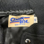 チョークライン Chalk Line スタジャン RAIDERS ジャケット ブラック Sサイズ 201MT-4879