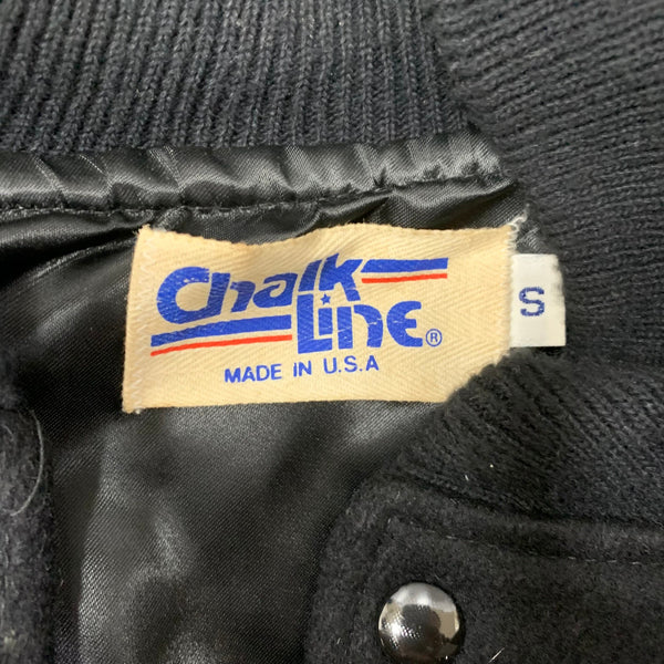 チョークライン Chalk Line スタジャン RAIDERS ジャケット ブラック Sサイズ 201MT-4879