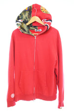 アベイシングエイプ A BATHING APE フルジップ シャークパーカー 001ZPJ801012M パーカ レッド LLサイズ 103MT-3038