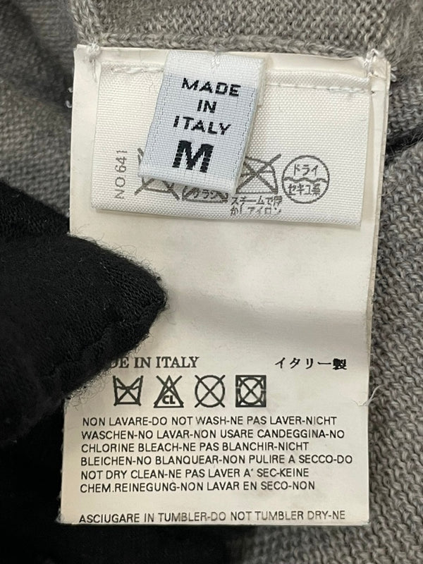 メゾン マルタン マルジェラ Maison Martin Margiela ここのえ期 Vネック ウール セーター M グレー 601MT-80