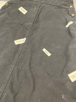 ピンクハウス PINK HOUSE ジャンパースカート ワッペン 総柄 黒 スカート P0199FA02 ワンピース ブラック 101LT-172