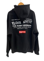 シュプリーム SUPREME 24SS UGK Hooded Sweatshirt フーデッド スウェットシャツ ロゴ 黒 XL パーカ ブラック LLサイズ 101MT-4451