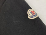 モンクレール MONCLER 22AW ZIP UP CARDIGAN ジップアップ カーディガン フーディ パーカー ロゴ ワッペン 黒 H20918G00048 809KR パーカ ワンポイント ブラック Mサイズ 104MT-2320