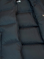 ザノースフェイス THE NORTH FACE NUPTSE JACKET ヌプシ ジャケット ジップアップ ダウン アウトドア アウター 黒 ND92234 ジャケット ロゴ ブラック XLサイズ 104MT-1415