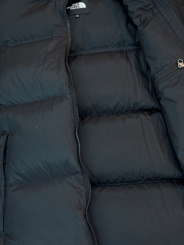 ザノースフェイス THE NORTH FACE NUPTSE JACKET ヌプシ ジャケット ジップアップ ダウン アウトドア アウター 黒 ND92234 ジャケット ロゴ ブラック XLサイズ 104MT-1415