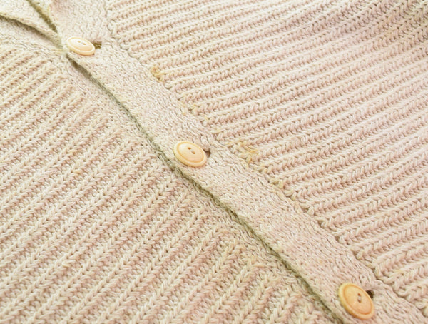 ダブルアールエル RRL 00s ショールカラーガウン コットンリネン 00's 一つ星 カーディガン ベージュ 3Lサイズ 103MT-3548