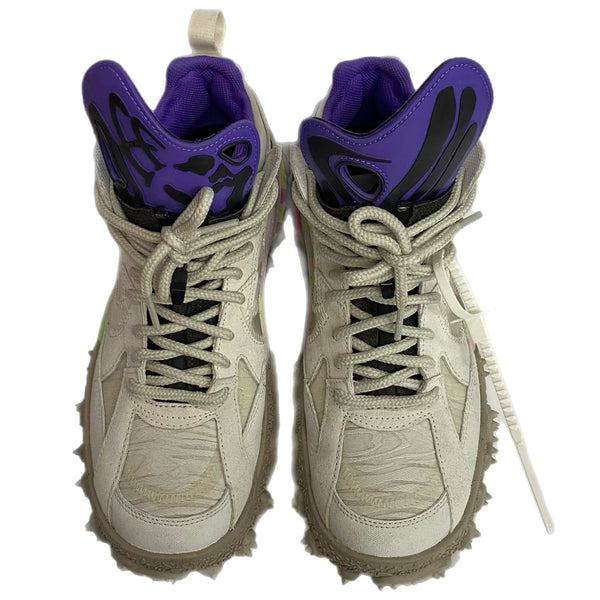 ナイキ NIKE オフホワイト エアテラフォーマ サミットホワイト アンド サイキックパープル Off-White Air Terra Formコラボ DQ1615-100  メンズ靴 スニーカー ホワイト 27cmサイズ 201-shoes1286